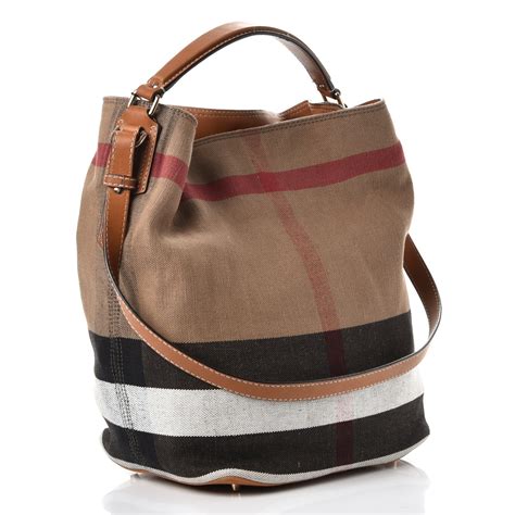 burberry ashby tasche bag hobo canvas|burberry ashby medium canvas bag.